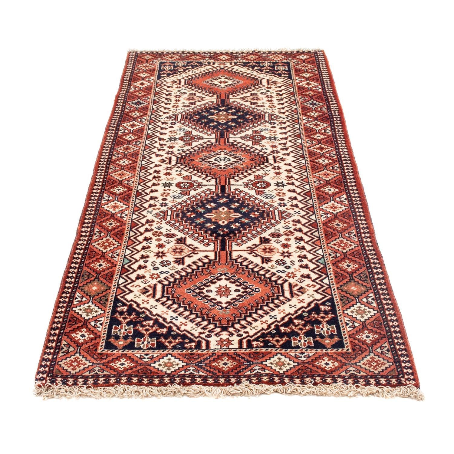 Tapis de couloir Tapis persan - Nomadic - 200 x 80 cm - beige