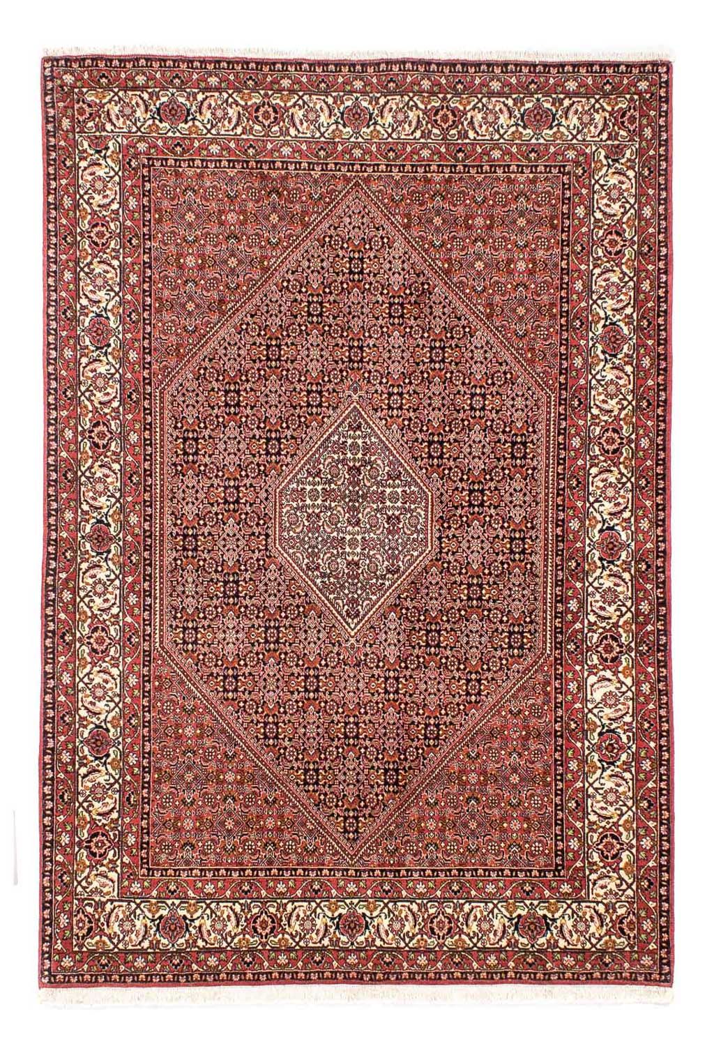 Tapis persan - Bidjar - 246 x 171 cm - rouge clair