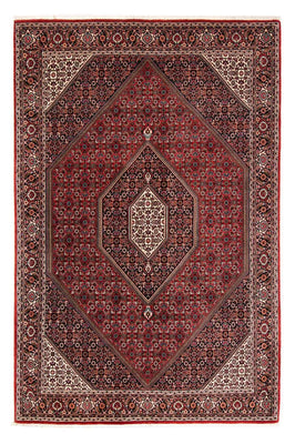 Tapis persan - Bidjar - 258 x 169 cm - rouge foncé
