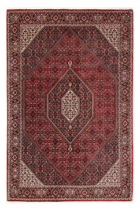 Tapis persan - Bidjar - 258 x 169 cm - rouge foncé