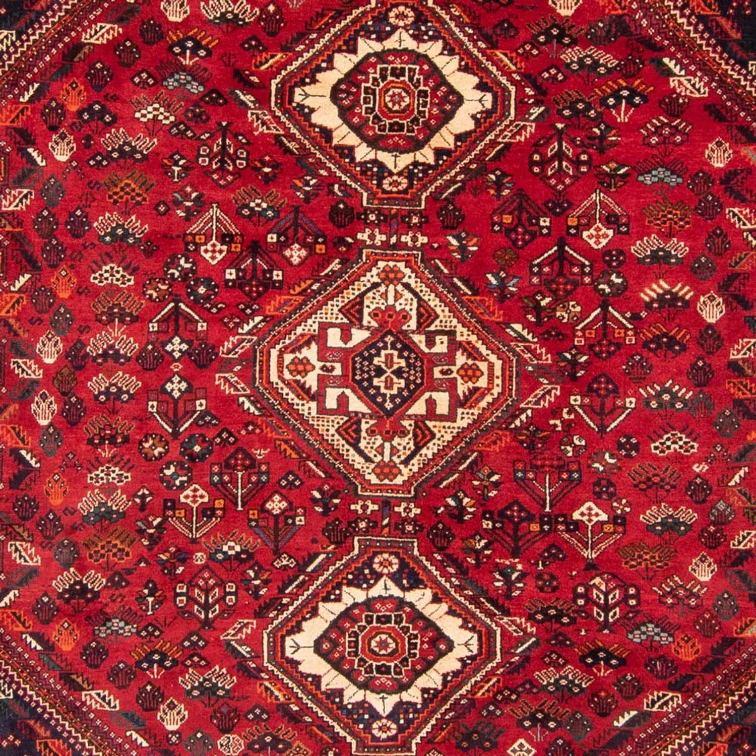 Tapis persan - Nomadic - 319 x 221 cm - rouge foncé