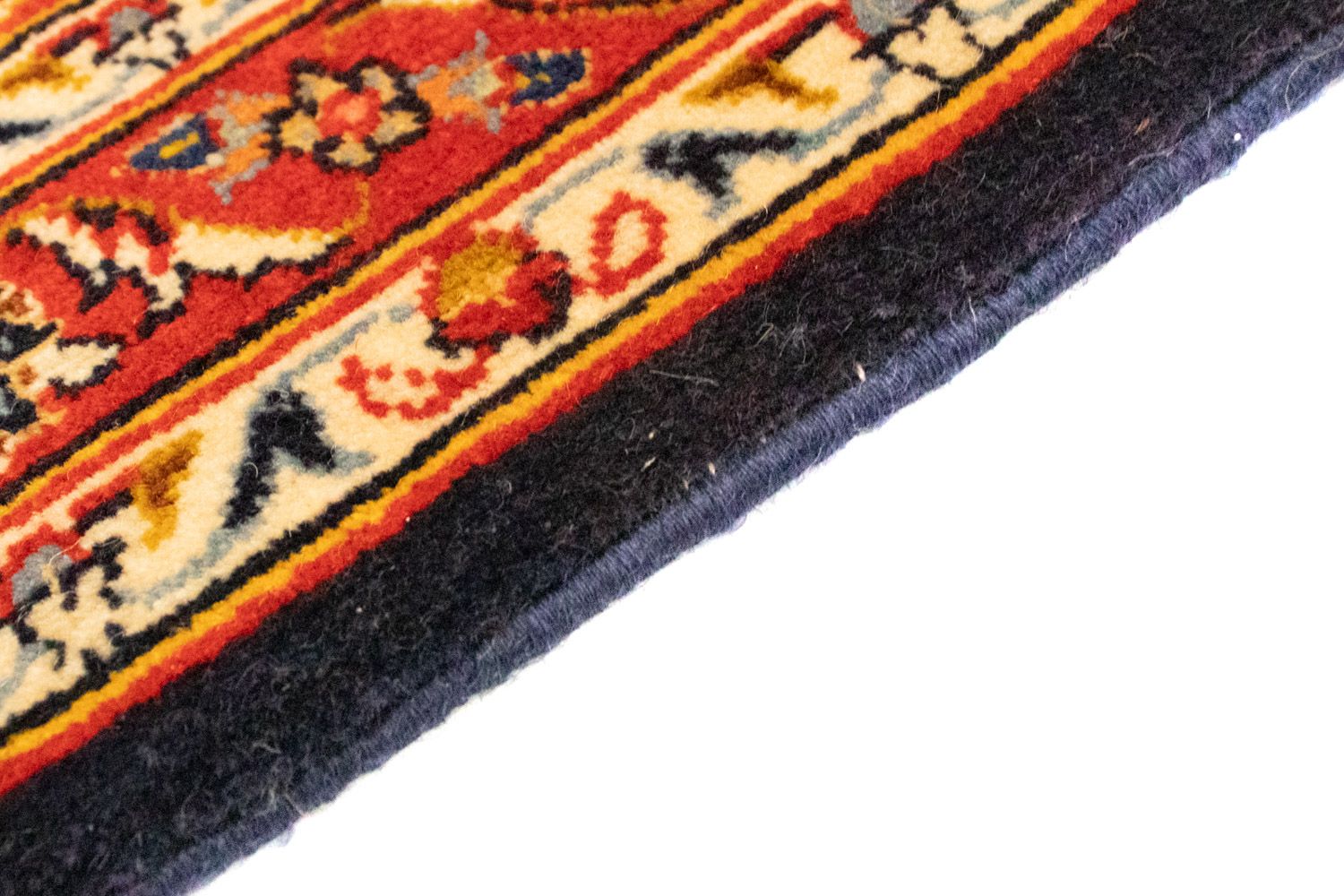 Tapis persan - Keshan - 115 x 83 cm - bleu foncé