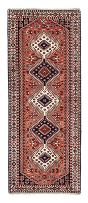 Tapis de couloir Tapis persan - Nomadic - 202 x 81 cm - rouge clair