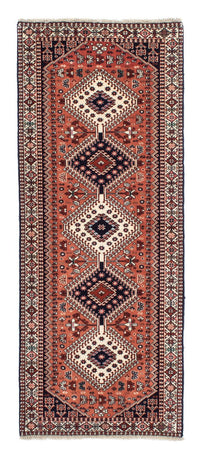 Tapis de couloir Tapis persan - Nomadic - 202 x 81 cm - rouge clair