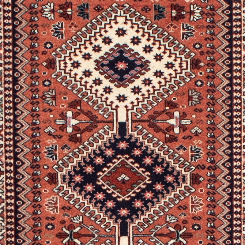 Tapis de couloir Tapis persan - Nomadic - 202 x 81 cm - rouge clair