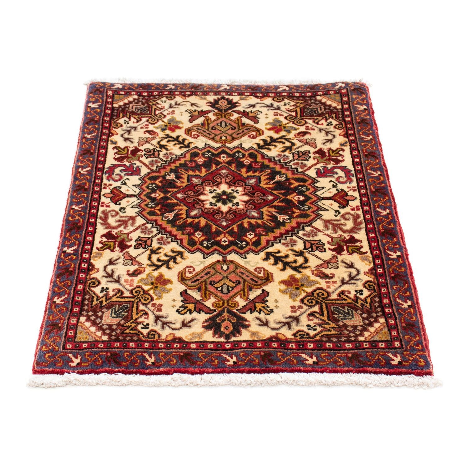 Tapis persan - Nomadic - 95 x 68 cm - beige