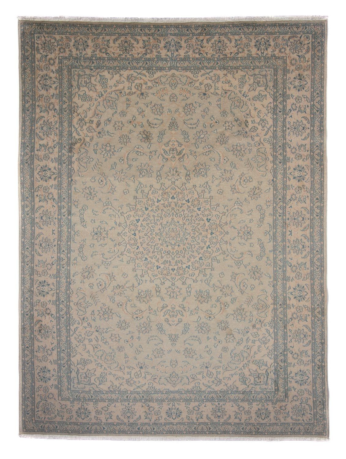 Tapis persan - Nain - Royal - 350 x 245 cm - marron clair
