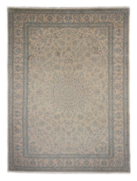 Tapis persan - Nain - Royal - 350 x 245 cm - marron clair