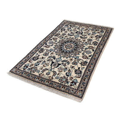 Tapis persan - Nain - Royal - 137 x 86 cm - beige