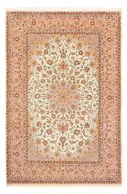 Tapis persan - Isfahan - Premium - 291 x 200 cm - marron clair