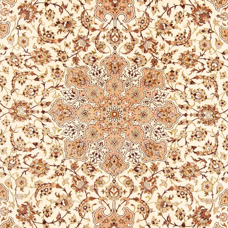 Tapis persan - Isfahan - Premium - 291 x 200 cm - marron clair
