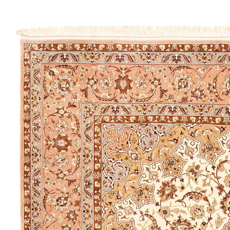 Tapis persan - Isfahan - Premium - 291 x 200 cm - marron clair