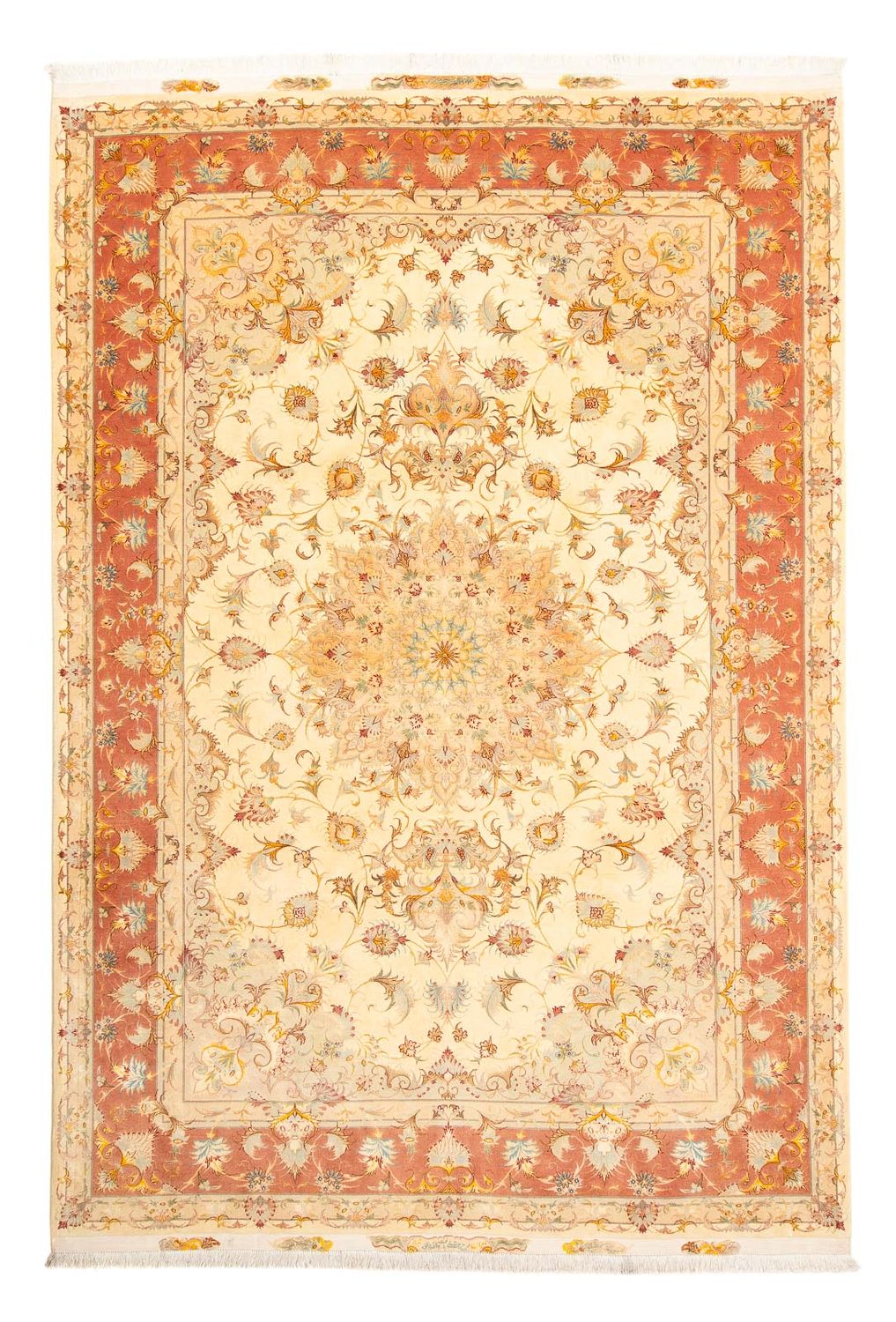 Tapis persan - Tabriz - Royal - 294 x 203 cm - beige