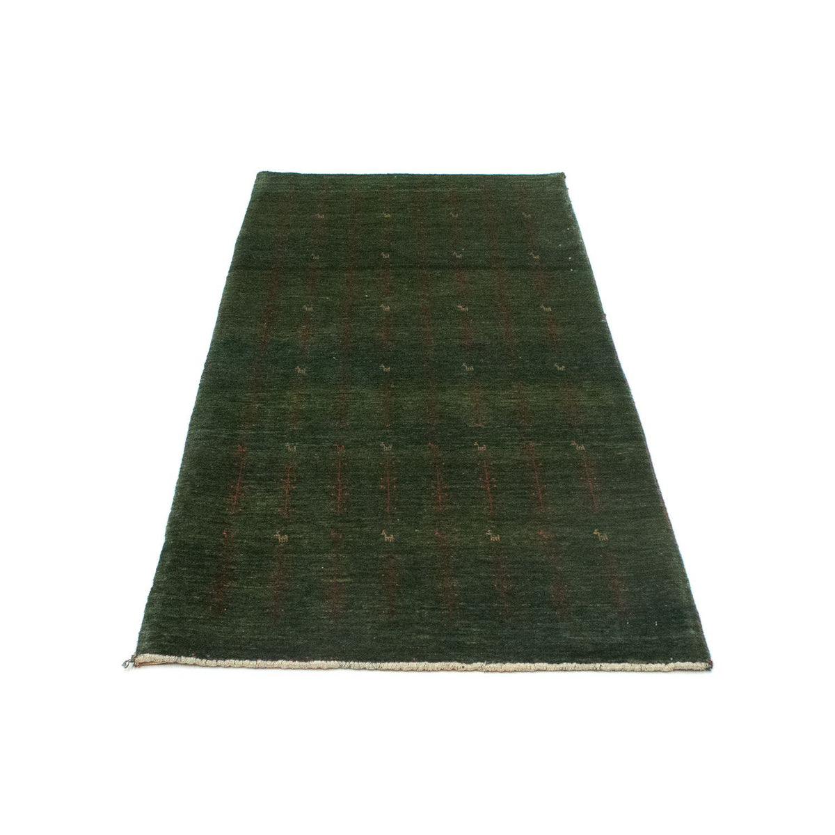 Tapis de couloir Tapis Gabbeh - Loribaft Persan - 209 x 87 cm - vert