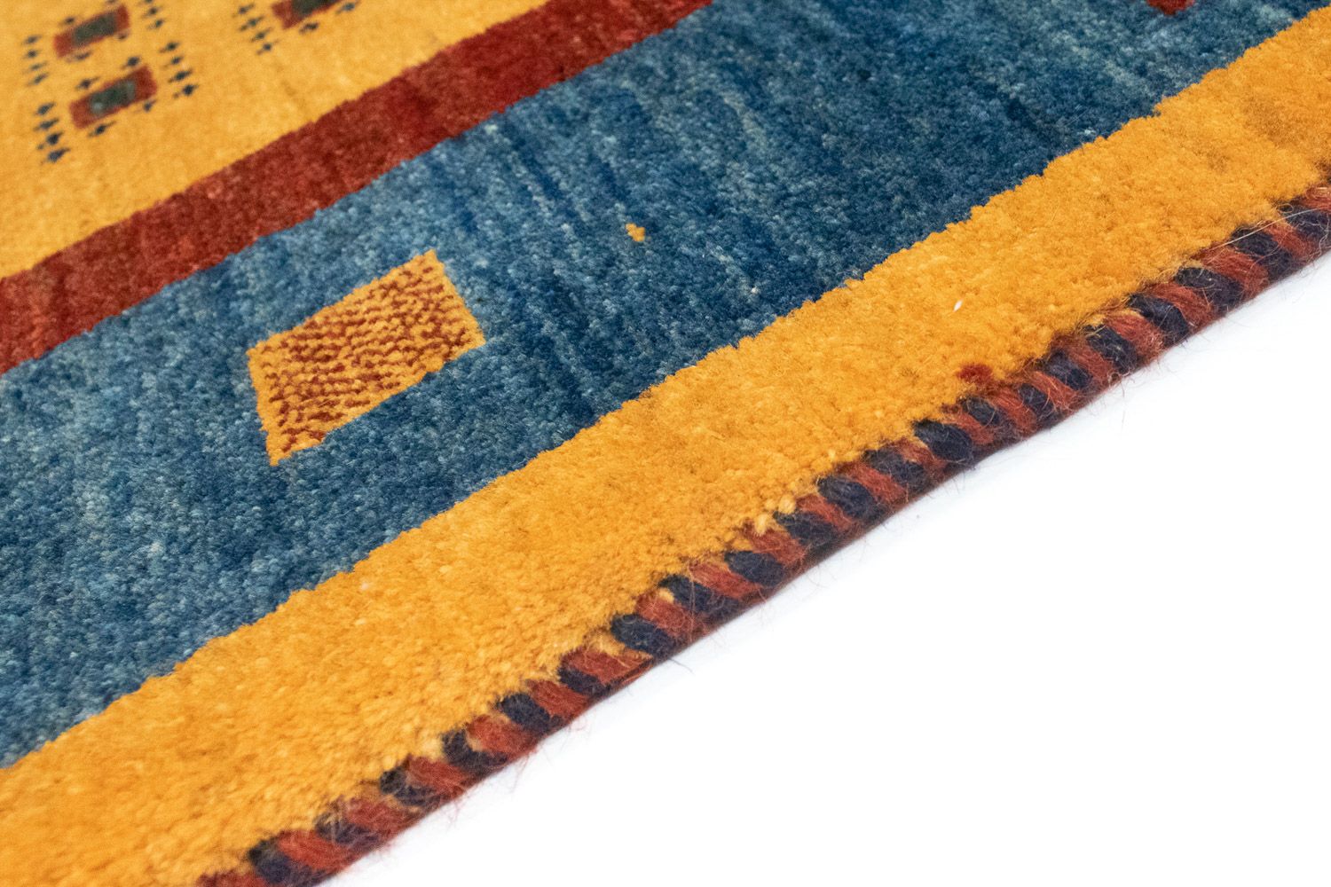Tapis de couloir Tapis Gabbeh - Loribaft Persan - 194 x 103 cm - or