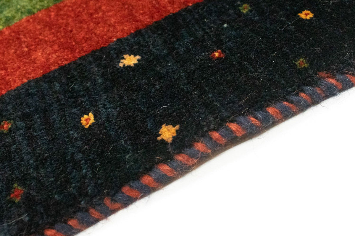 Tapis de couloir Tapis Gabbeh - Loribaft Persan - 203 x 94 cm - multicolore