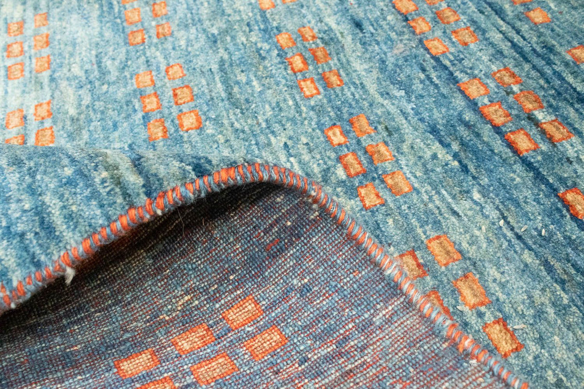 Tapis de couloir Tapis Gabbeh - Loribaft Persan - 188 x 86 cm - bleu