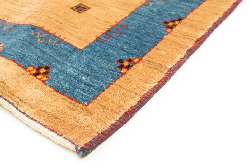 Tapis de couloir Tapis Gabbeh - Loribaft Persan - 300 x 85 cm - marron clair