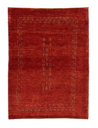 Tapis Gabbeh - Loribaft Persan - 140 x 103 cm - rouge