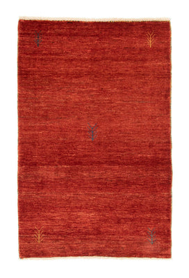 Tapis Gabbeh - Loribaft Persan - 146 x 90 cm - rouge
