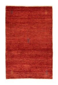 Tapis Gabbeh - Loribaft Persan - 146 x 90 cm - rouge
