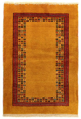 Tapis Gabbeh - Loribaft Persan - 118 x 84 cm - marron