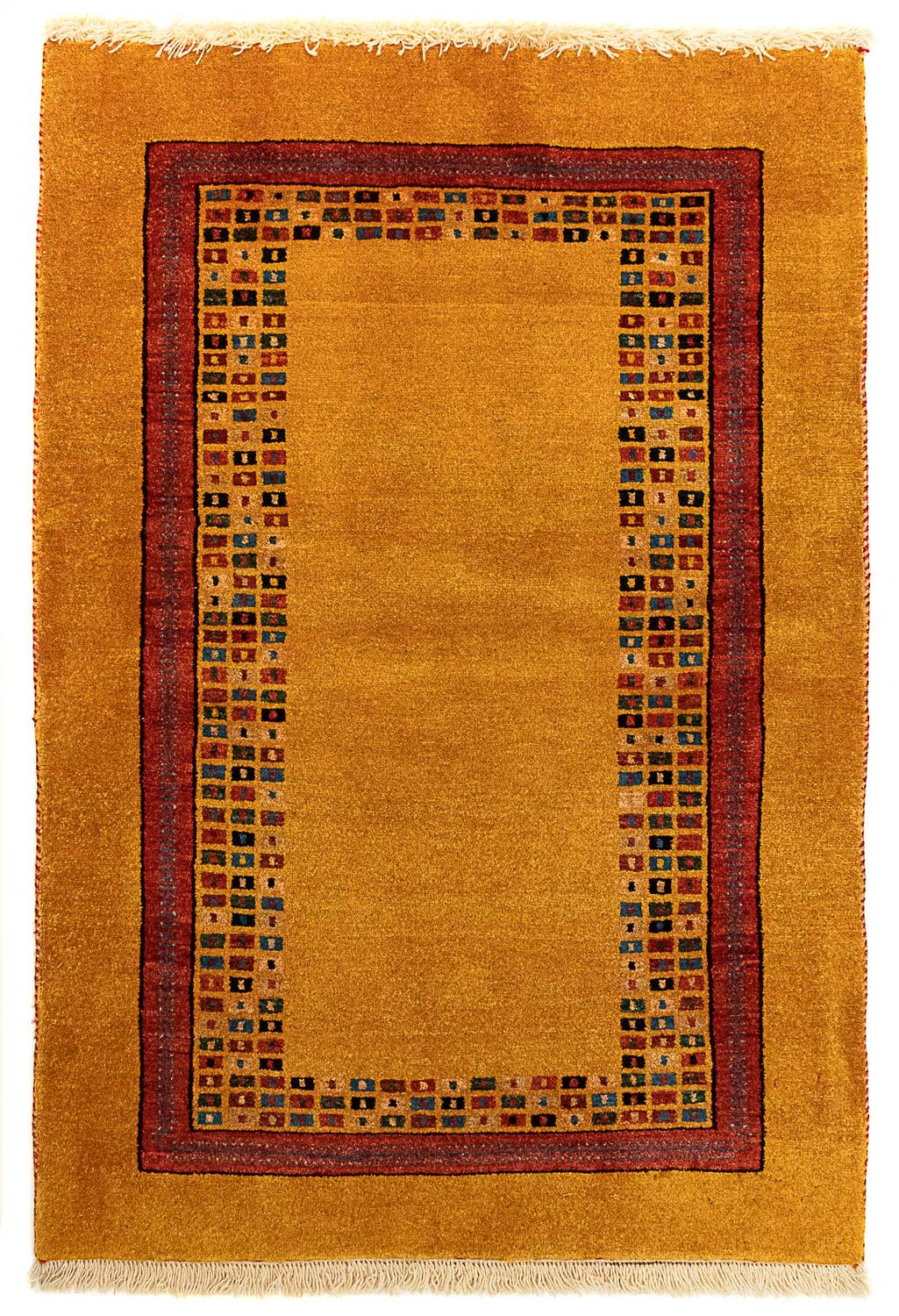 Tapis Gabbeh - Loribaft Persan - 118 x 84 cm - marron