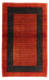Tapis Gabbeh - Loribaft Persan - 136 x 82 cm - rouge foncé