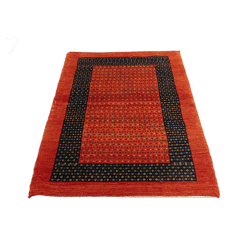 Tapis Gabbeh - Loribaft Persan - 136 x 82 cm - rouge foncé