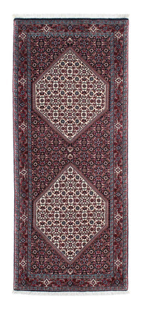Tapis de couloir Tapis persan - Bidjar - 194 x 79 cm - bleu foncé