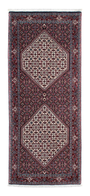 Tapis de couloir Tapis persan - Bidjar - 194 x 79 cm - bleu foncé
