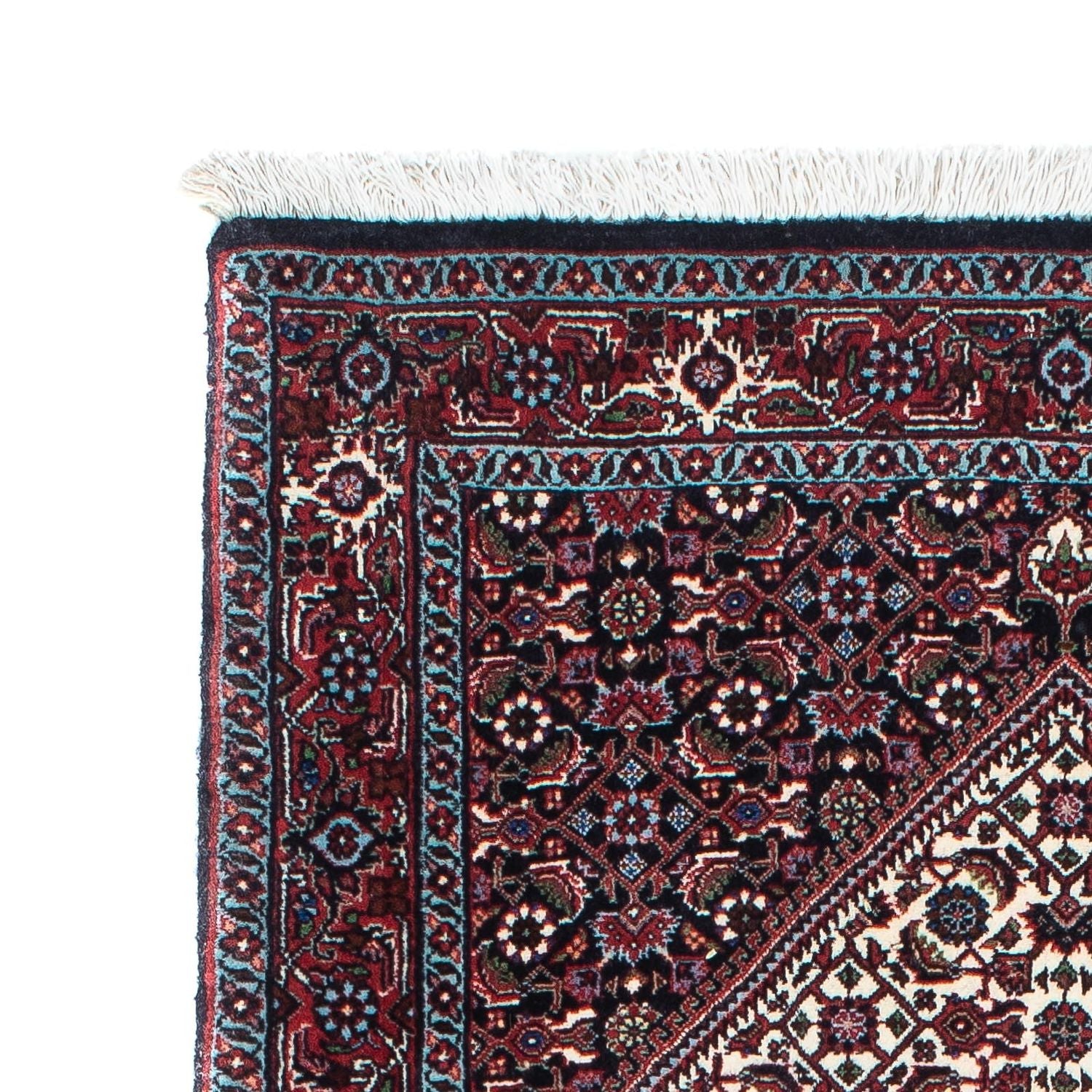 Tapis de couloir Tapis persan - Bidjar - 194 x 79 cm - bleu foncé