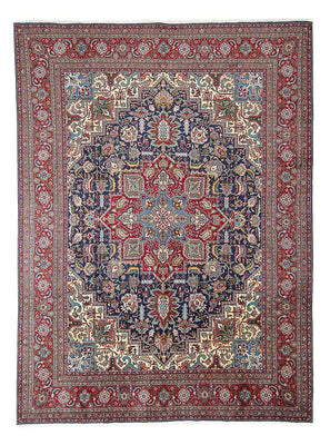 Tapis persan - Tabriz - Royal - 405 x 305 cm - bleu