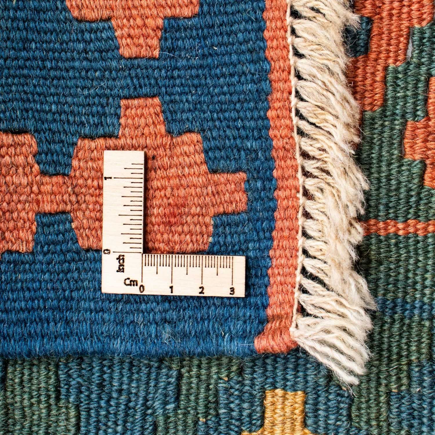 Tapis Kelim - Oriental - 198 x 121 cm - bleu