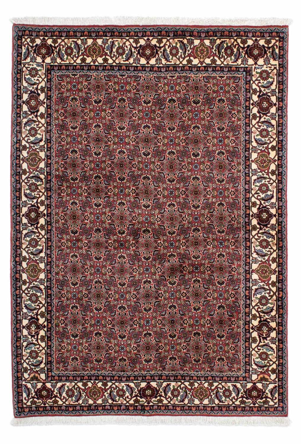 Tapis persan - Bidjar - 199 x 140 cm - bleu foncé