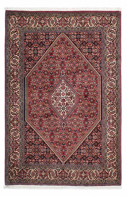 Tapis persan - Bidjar - 210 x 141 cm - rouge