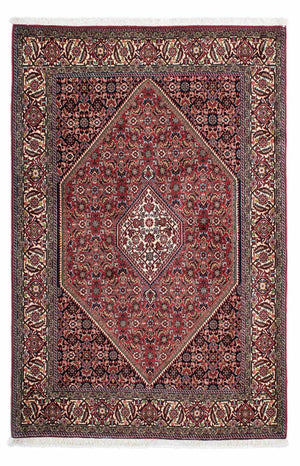 Tapis persan - Bidjar - 210 x 141 cm - rouge