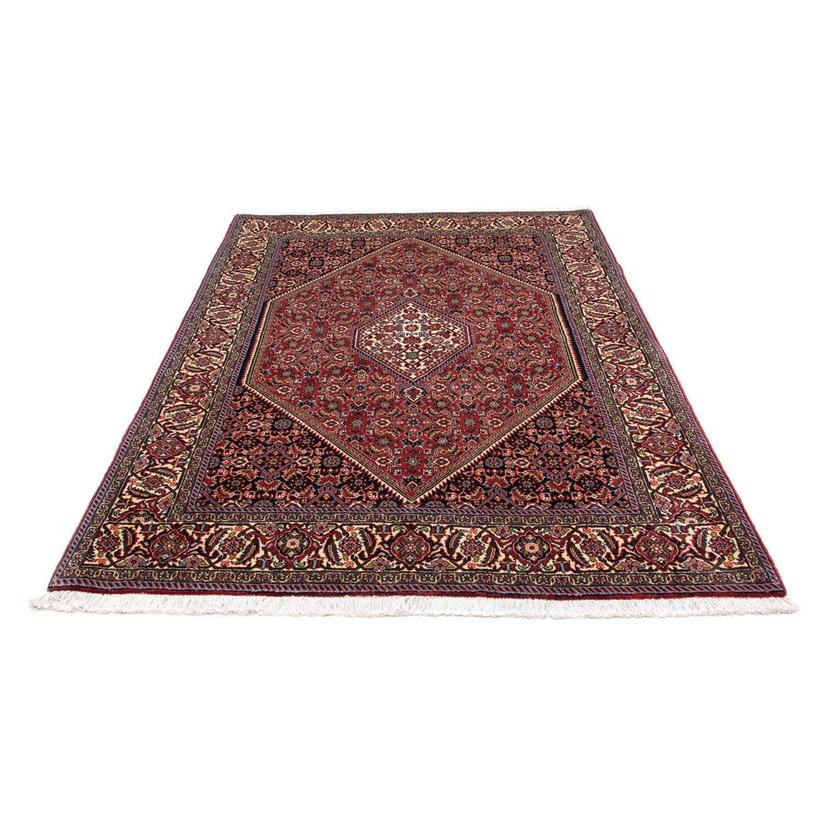 Tapis persan - Bidjar - 210 x 141 cm - rouge