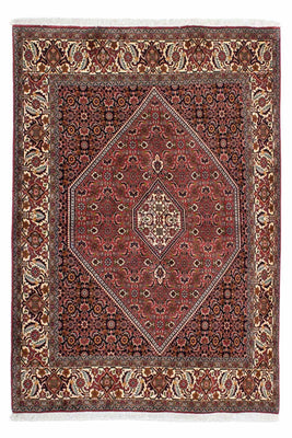 Tapis persan - Bidjar - 203 x 139 cm - rouge