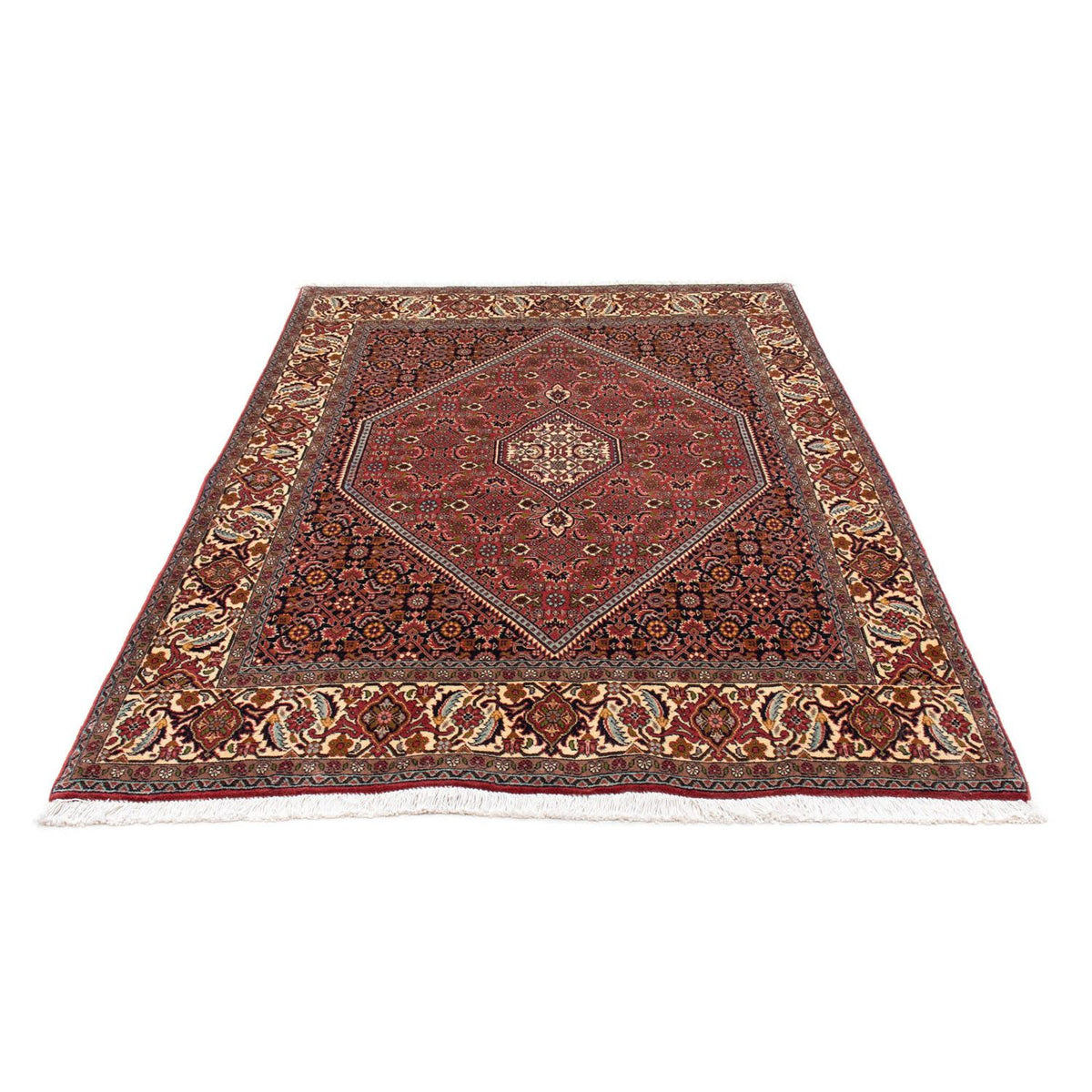 Tapis persan - Bidjar - 203 x 139 cm - rouge
