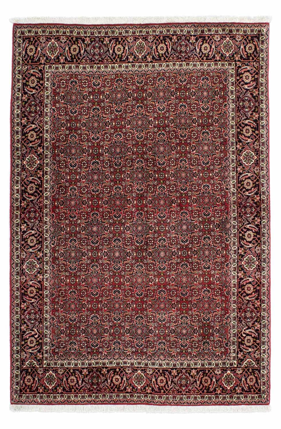 Tapis persan - Bidjar - 208 x 139 cm - rouge