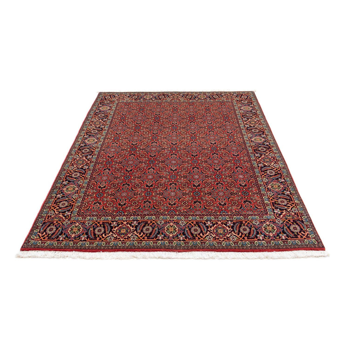 Tapis persan - Bidjar - 199 x 139 cm - rouge