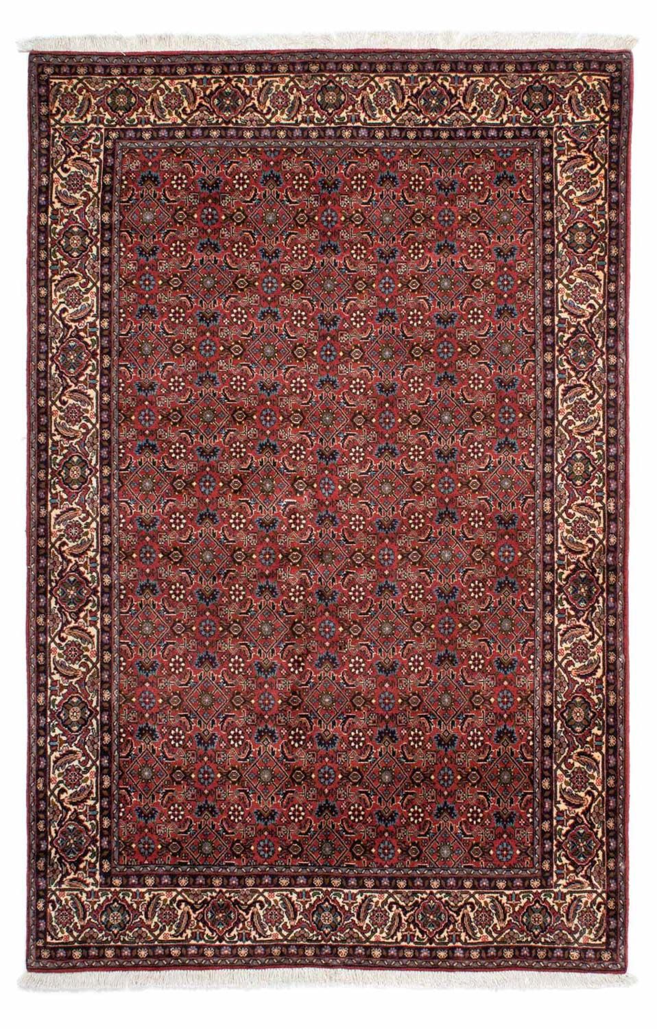Tapis persan - Bidjar - 218 x 136 cm - rouge