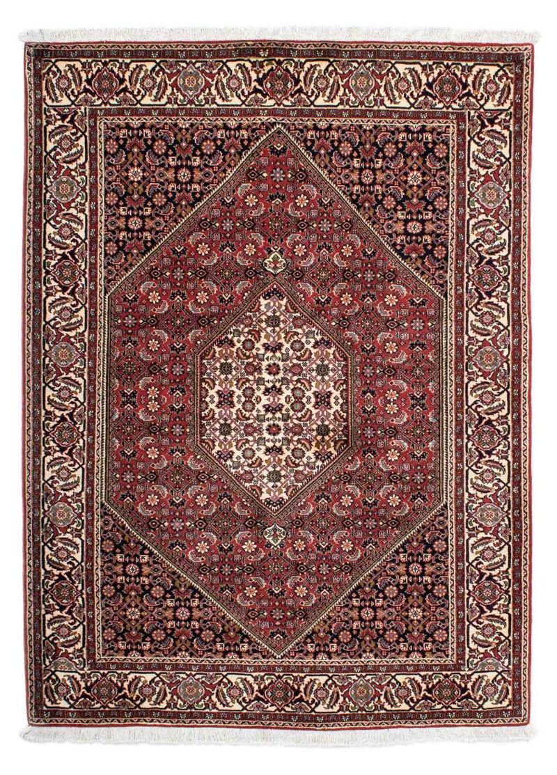 Tapis persan - Bidjar - 198 x 147 cm - rouge
