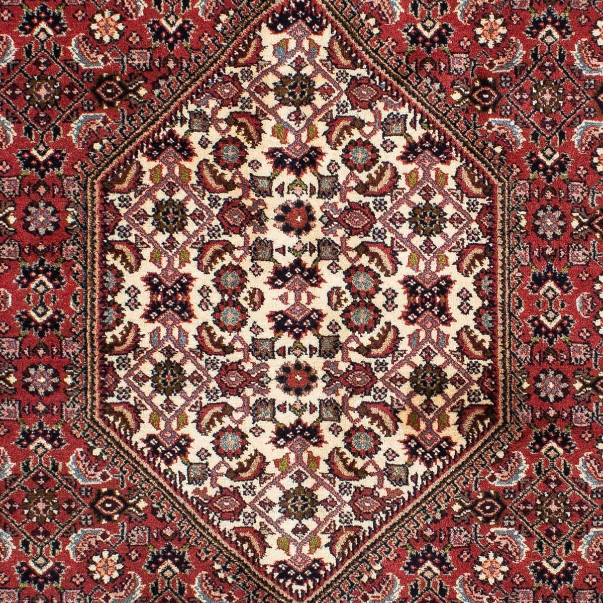 Tapis persan - Bidjar - 198 x 147 cm - rouge