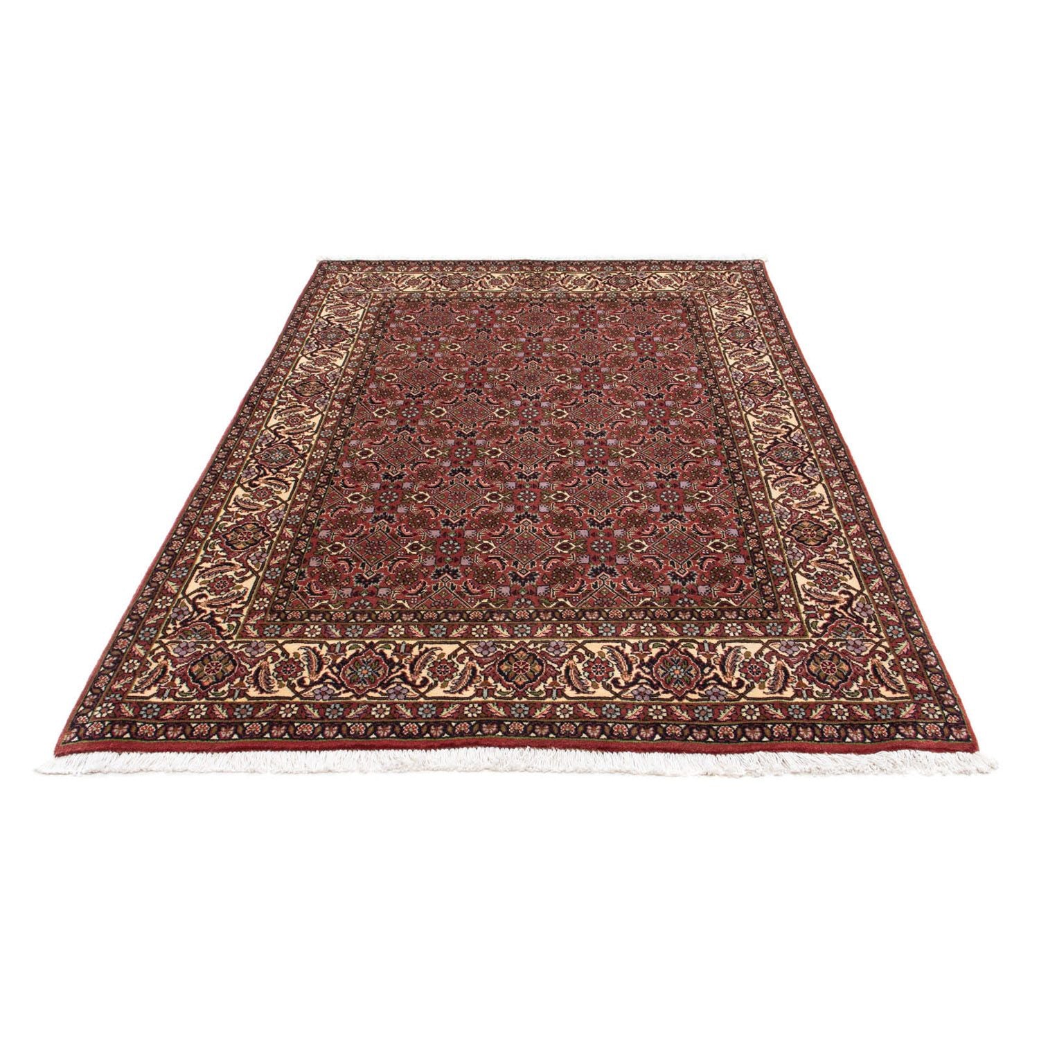 Tapis persan - Bidjar - 208 x 139 cm - rouge