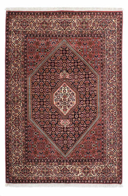 Tapis persan - Bidjar - 206 x 136 cm - rouge