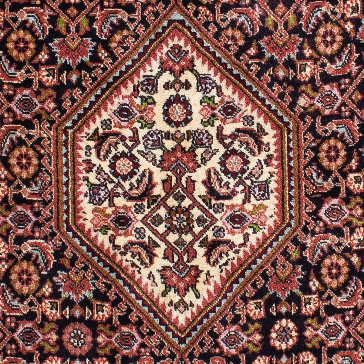 Tapis persan - Bidjar - 206 x 136 cm - rouge