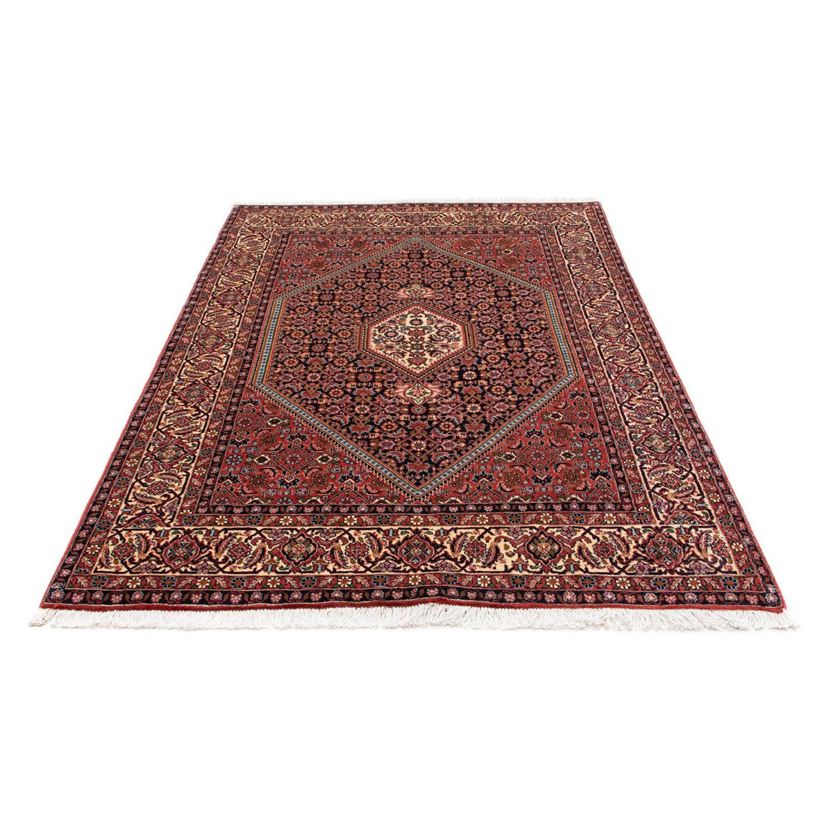 Tapis persan - Bidjar - 206 x 136 cm - rouge