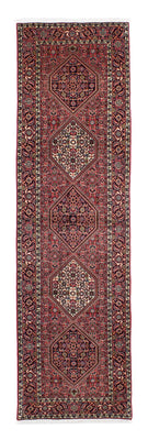 Tapis de couloir Tapis persan - Bidjar - 295 x 82 cm - rouge clair